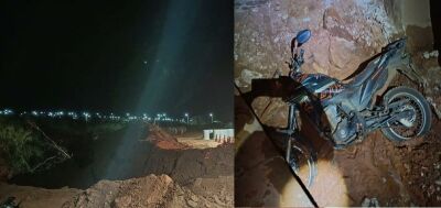 Imagem da notícia Após queda de motociclista em valeta, vereador Vanderson Cardoso critica falta de sinalização em obra em Chapadão do Sul